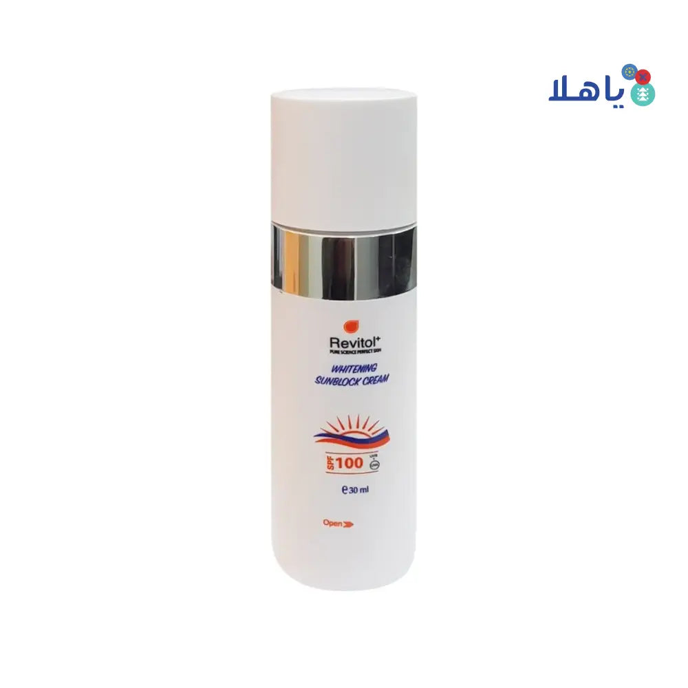 REVITOL - Revitol Sun Block SPF100 Whitening Tinted Cr 30Ml - Pharmazone - 