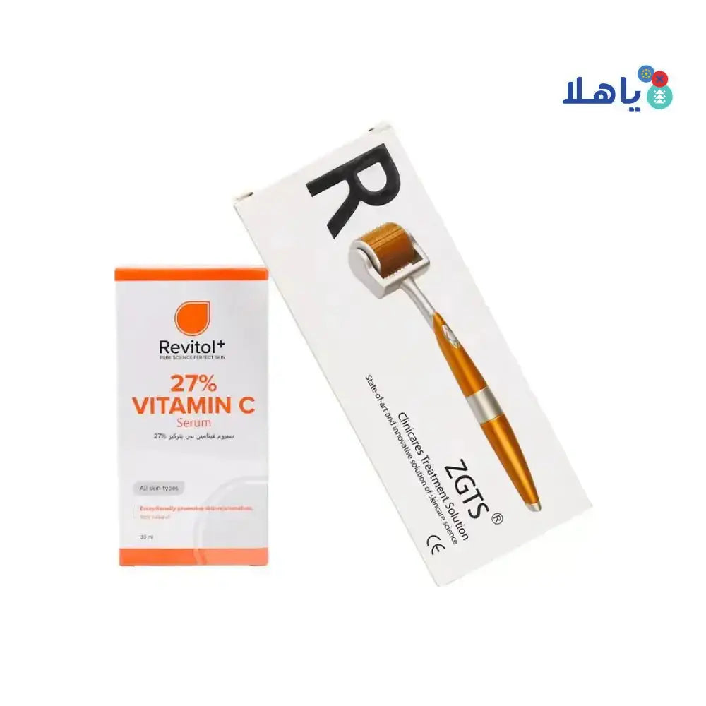 Revitol - Revitol Vitamin C Serum + Derma Roller 0.5 mm - Set - Pharmazone - 