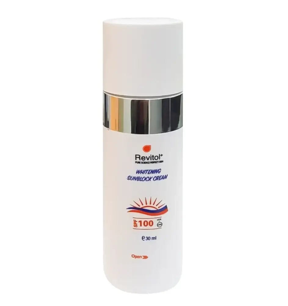 REVITOL WHITENING SUN SCREEN SPF 100 CREAM 30ML