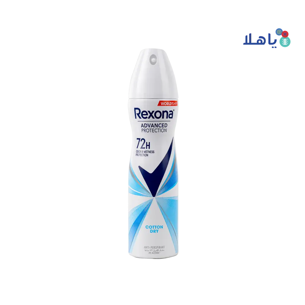 Rexona Anti-Perspirant Spray 72hrs 150ml-Cotton Dry