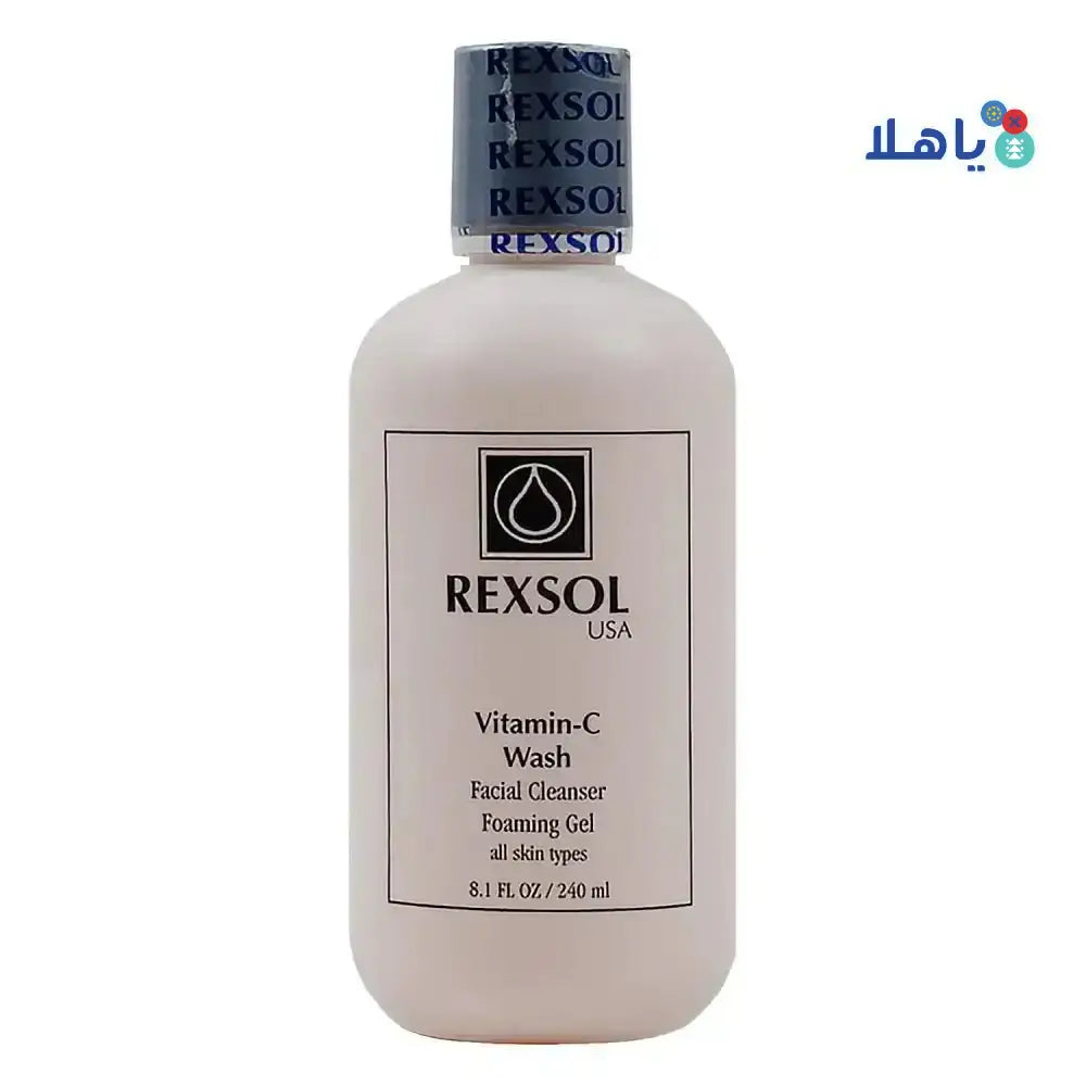 REXSOL - Rexsol Vitamin - C Wash Facial Cleanser Foaming Gel 240ml - Pharmazone - 