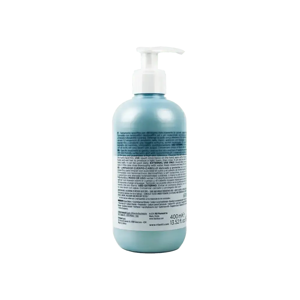 Rilastil - Rilastil Pediatric Hair & Body Cleanser 400ml - Pharmazone - 