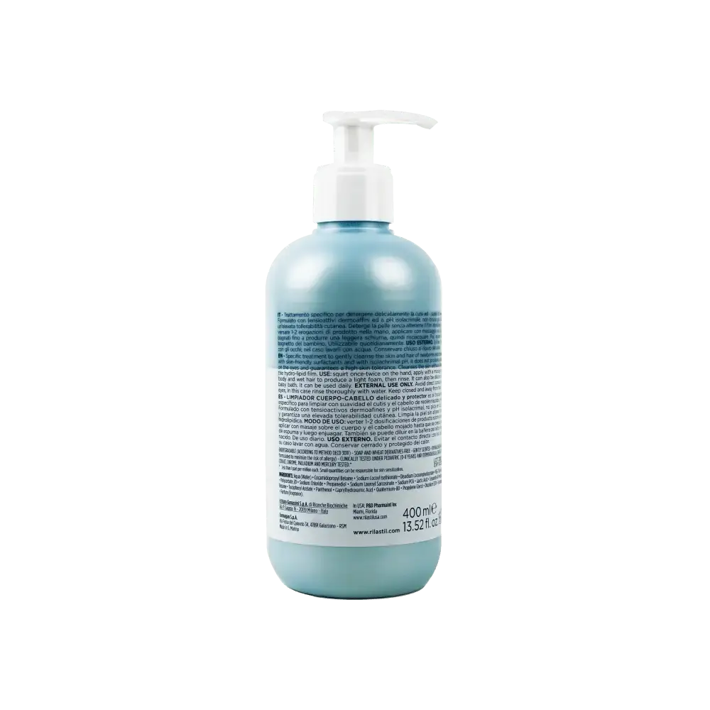 Rilastil - Rilastil Pediatric Hair & Body Cleanser 400ml - Pharmazone - 