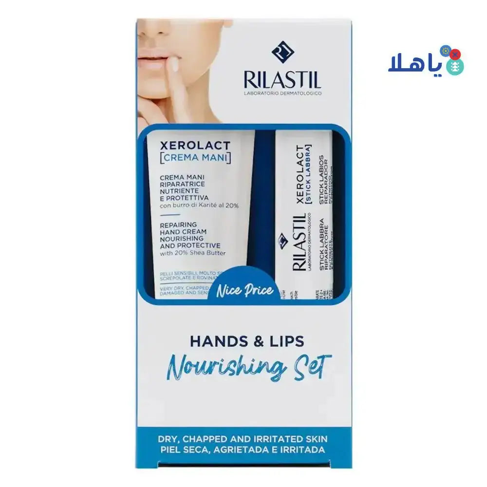 RILASTIL - Rilastil Xerolact Repairing Hand Cream30ml+Stick Labbra4.8ml - Pharmazone - 