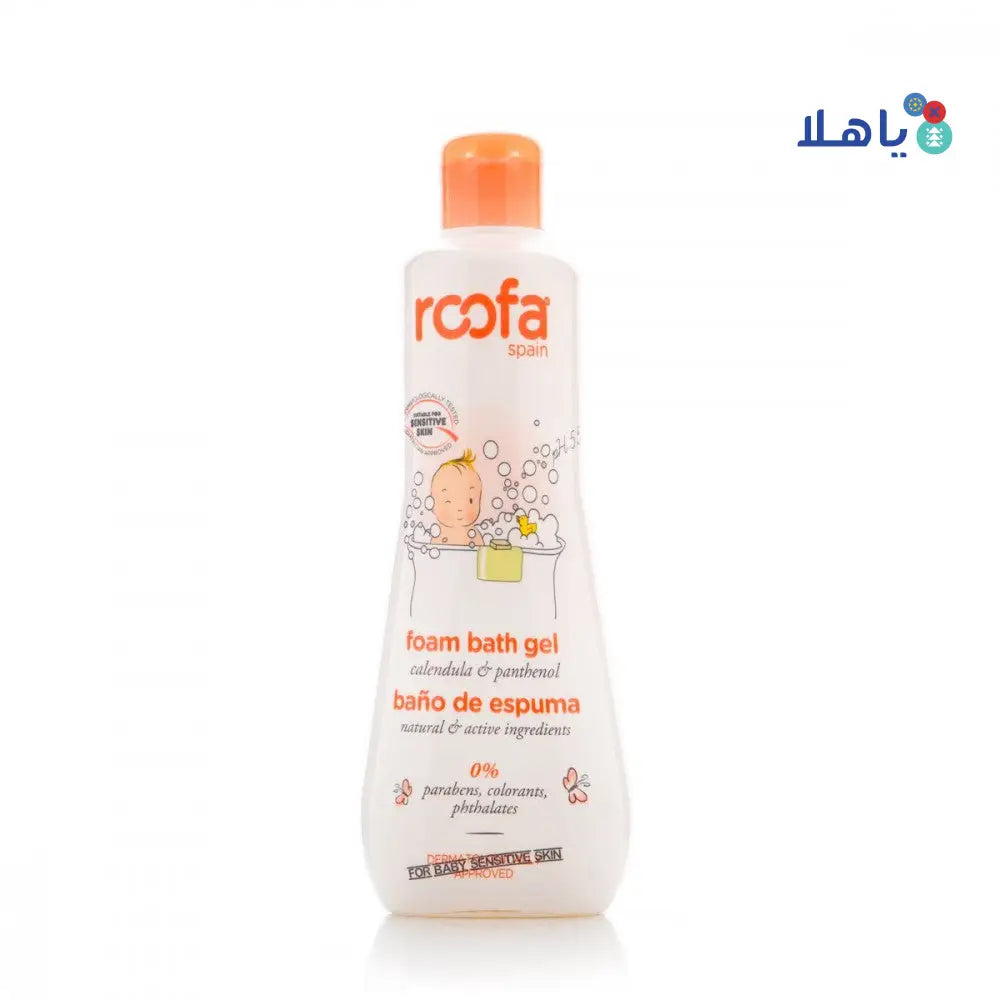 Roofa Calendula & Panthenol Foam Bath Gel 300ml