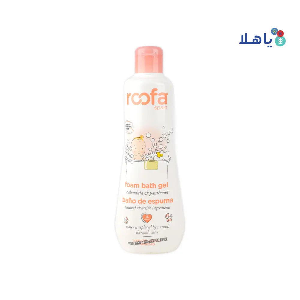 Roofa Calendula & Panthenol Foam Bath Gel 300ml