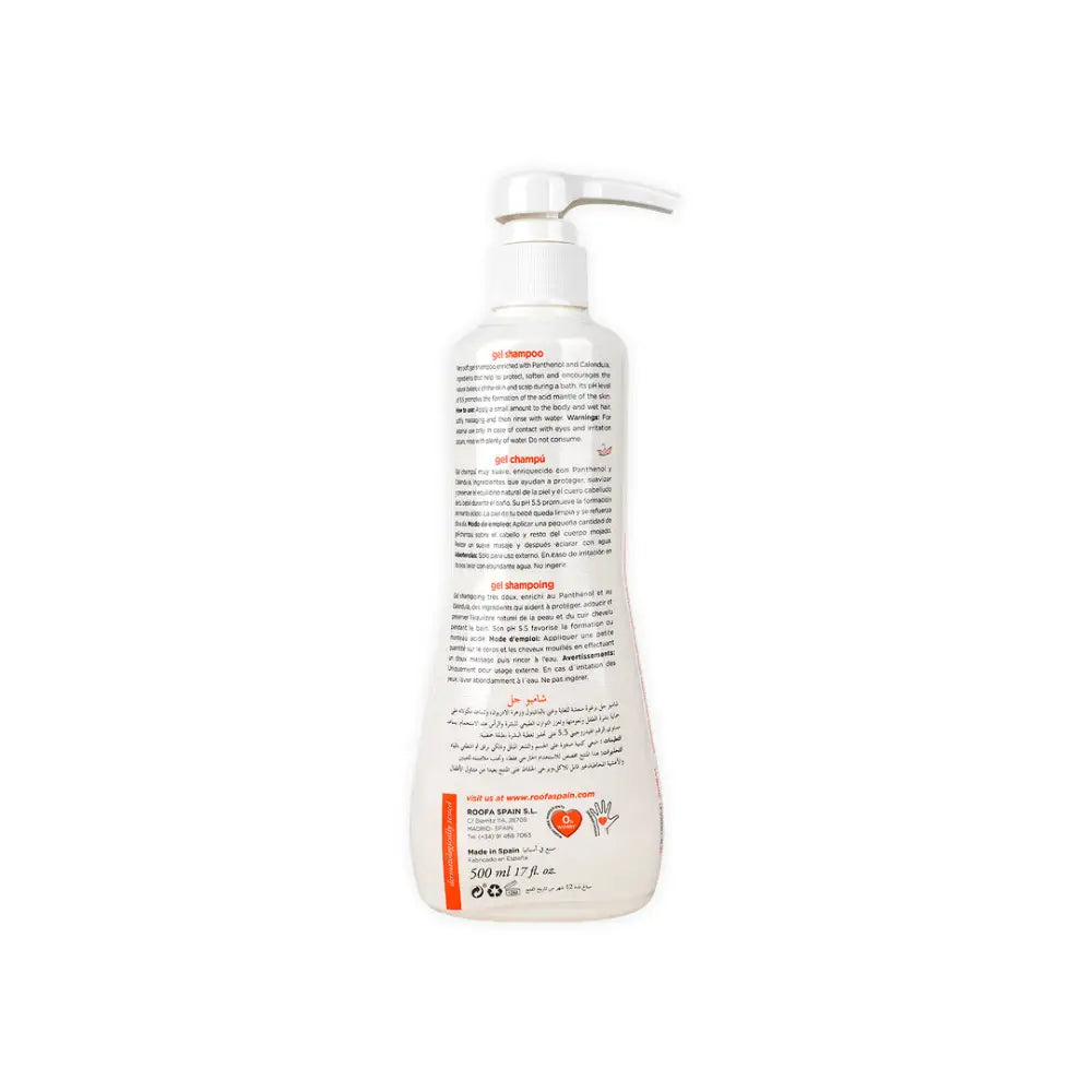 Roofa Calendula & Panthenol Gel Shampoo 500ml