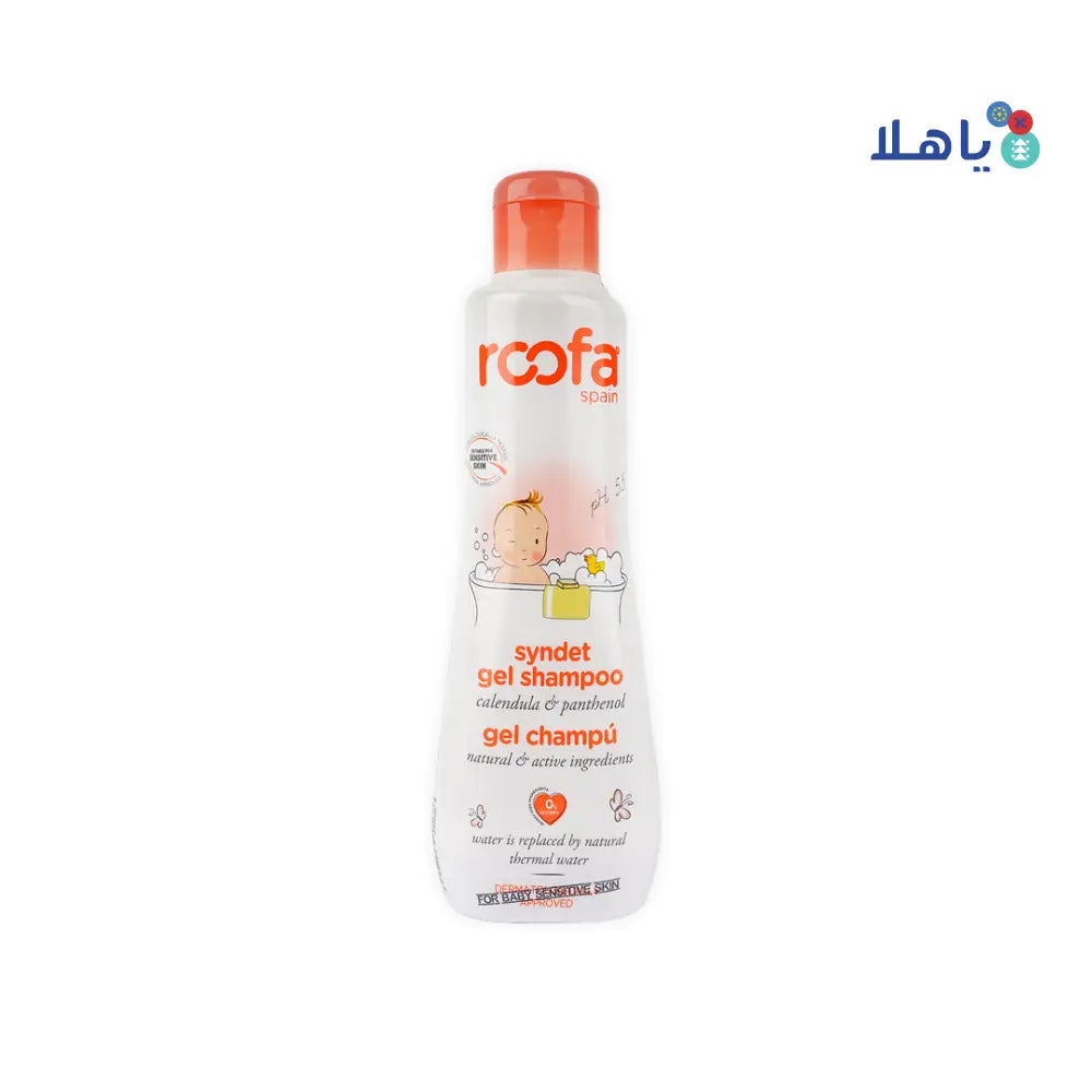 Roofa Calendula & Panthenol Syndet Gel Shampoo 200ml