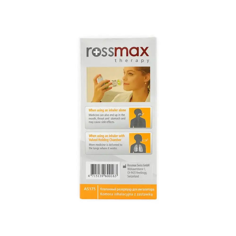 Rossmax - Rossmax Aero Spacer Children 1 - 5 Years - Orange - Pharmazone - 