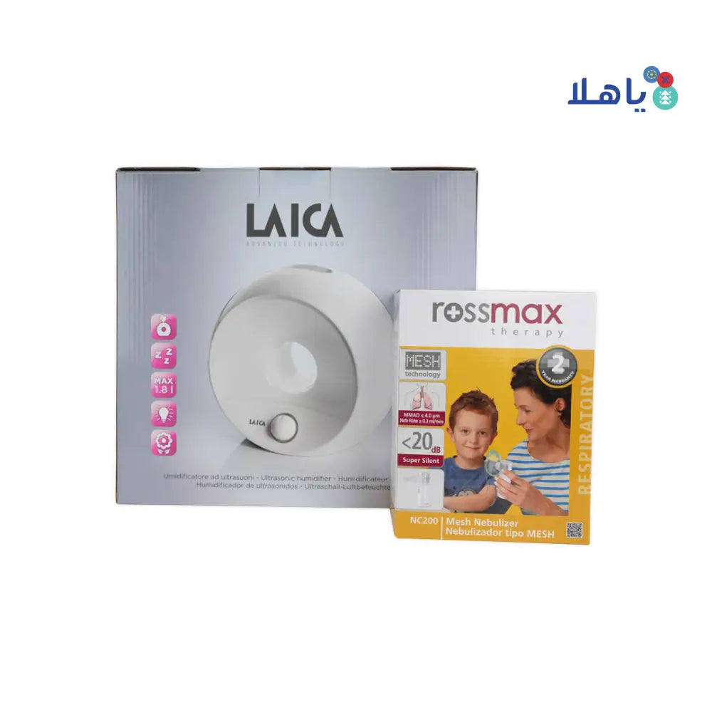 Rossmax Nebulizer + Laica Humidifier Set