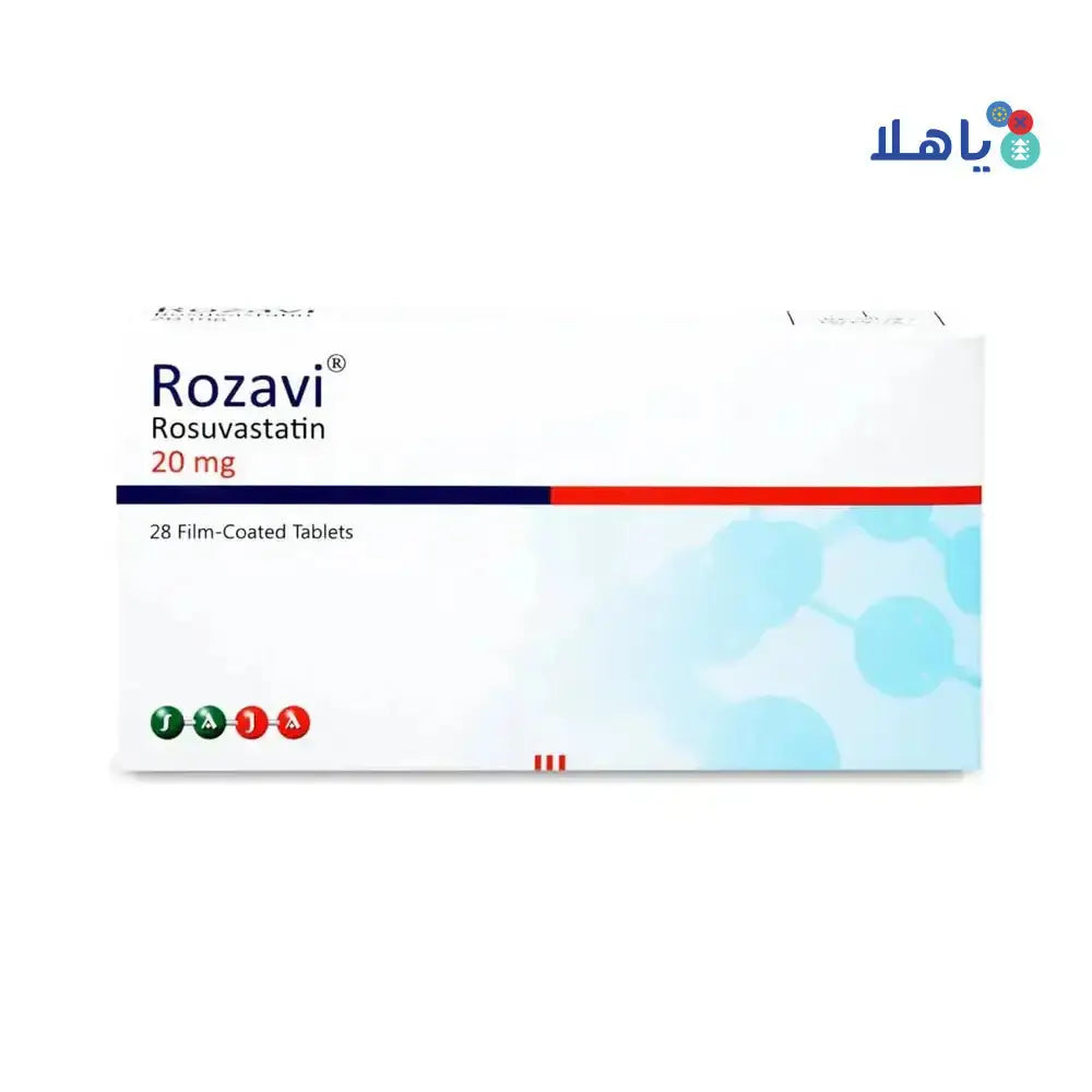 SAJA - ROZAVI ROSUVASTATIN 20MG 28 TABLETS - Pharmazone - 