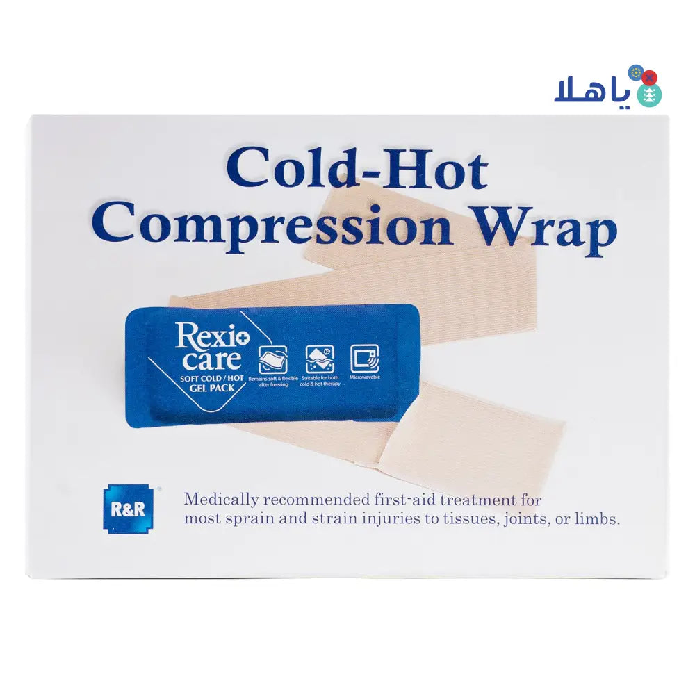 R&R Soft Cold/Hot Gel Pack With Bandage-SF7501Q