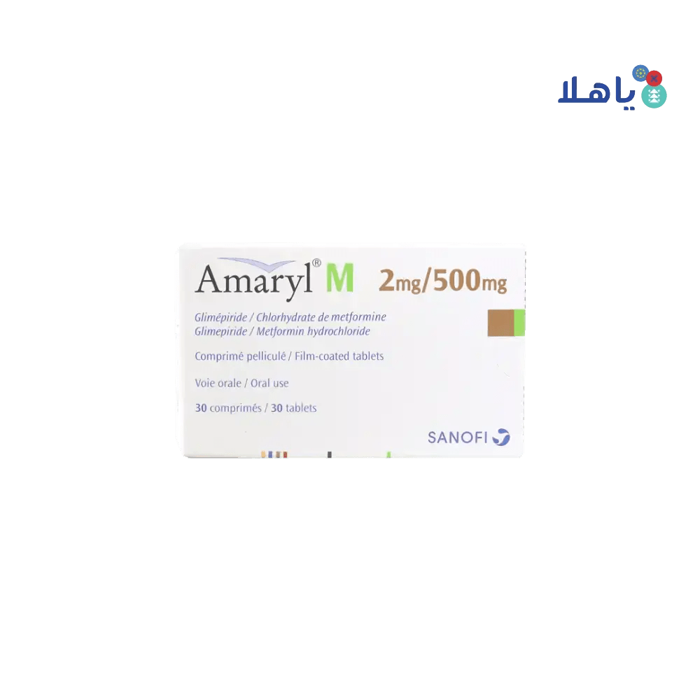 SANOFI Pharma - Amaryl M 2Mg/500Mg 30 Tab - Pharmazone - 