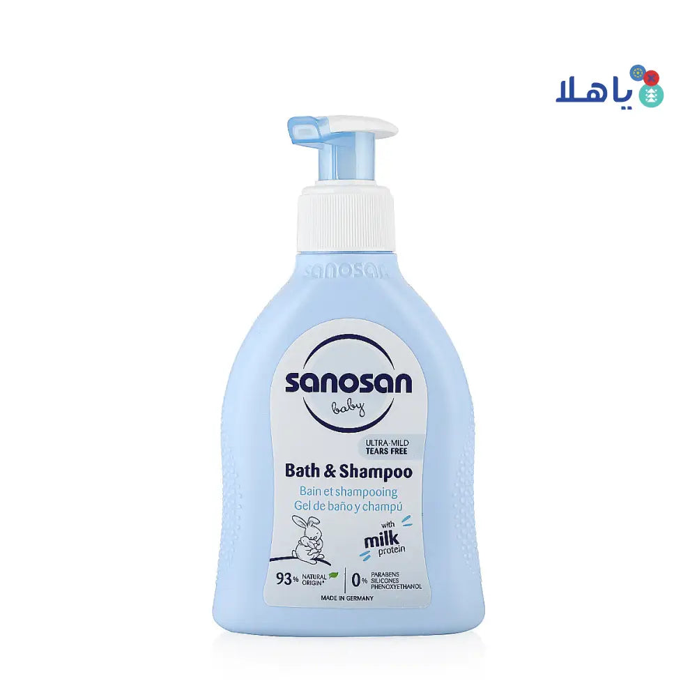 SANOSAN BABY BATH & SHAMPOO 200ML