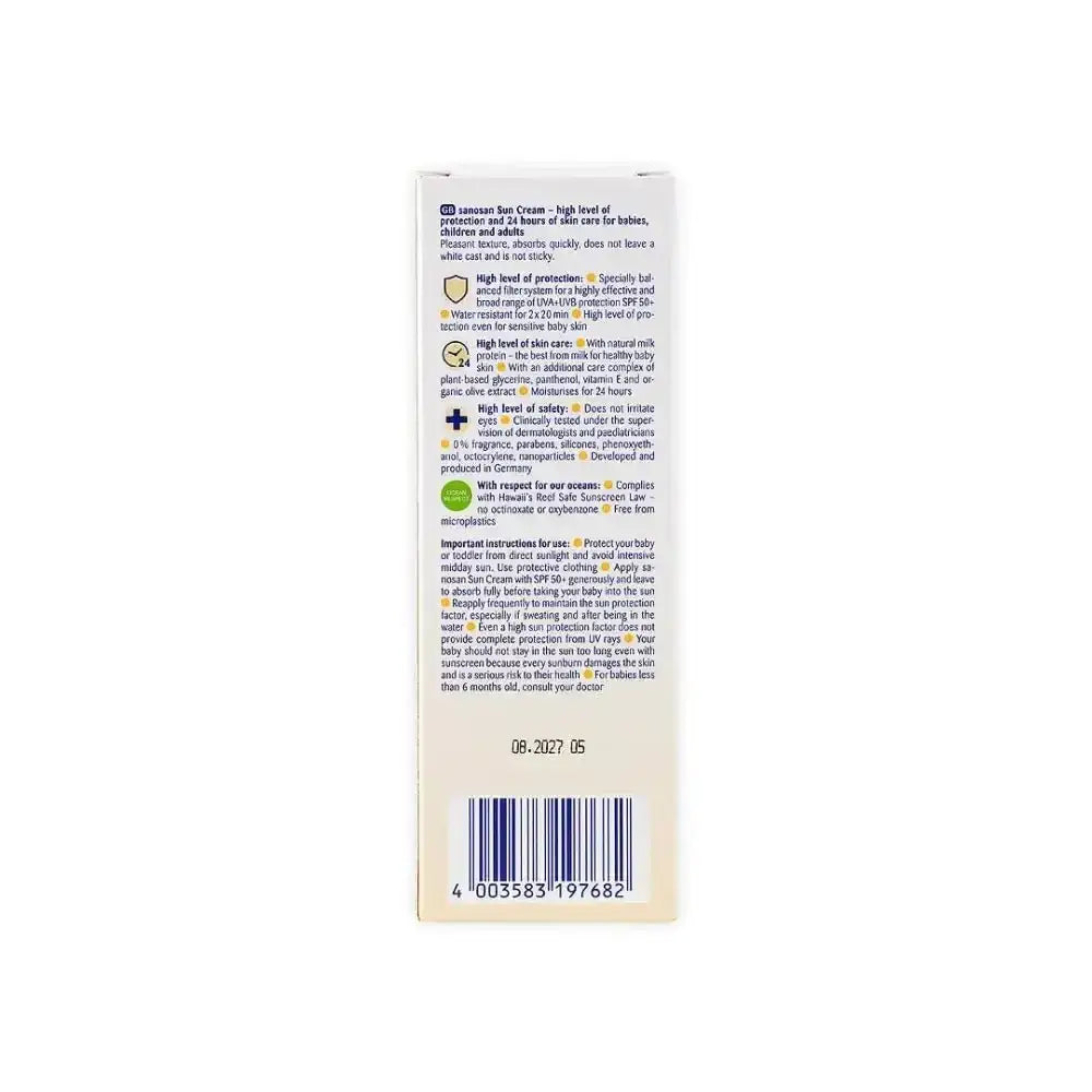 SANOSAN - Sanosan Baby Sun Cream SPF50+ 75ml - Pharmazone - 