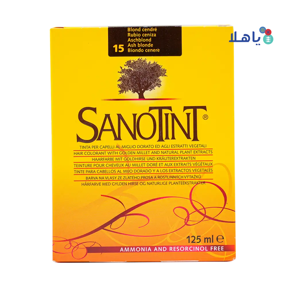 Sanotint Hair Color No.15 - Ash Blonde 125ml