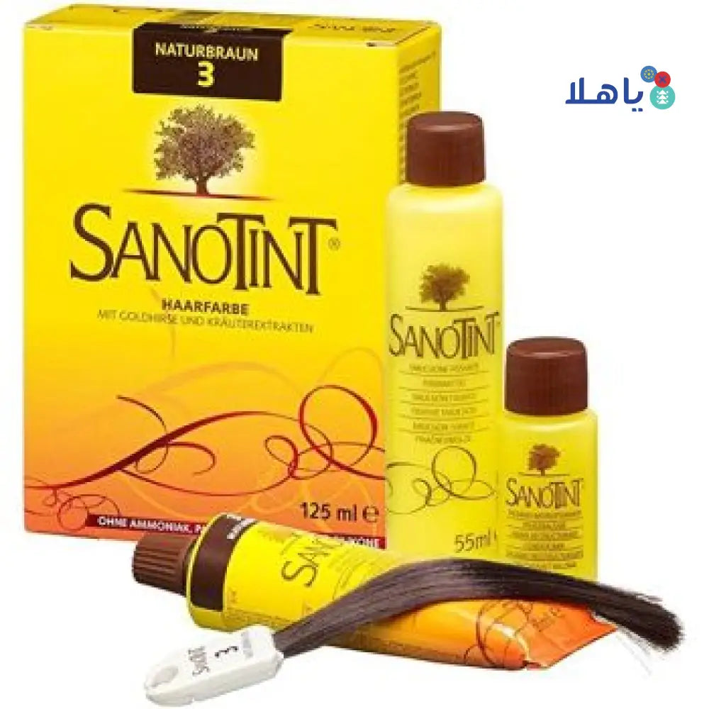 Sanotint Hair Color No.3 - Natural Brown 125ml