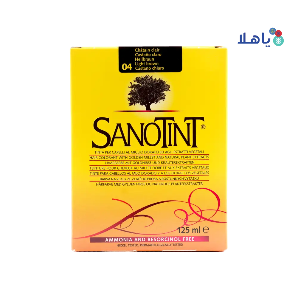 Sanotint Hair Color No.4 – Light Brown 125ml