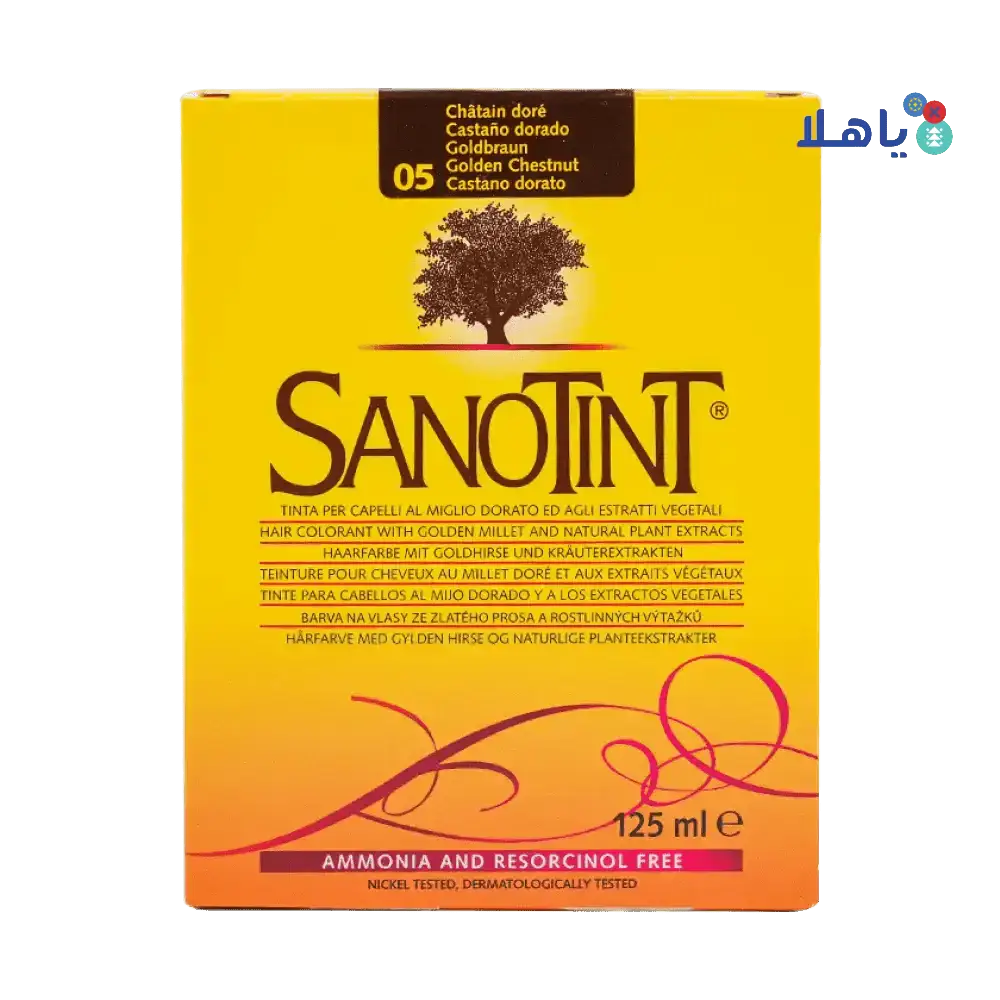 Sanotint Dye - Sanotint Hair Color No.5 - Golden Chestnut 125ml - Pharmazone - 