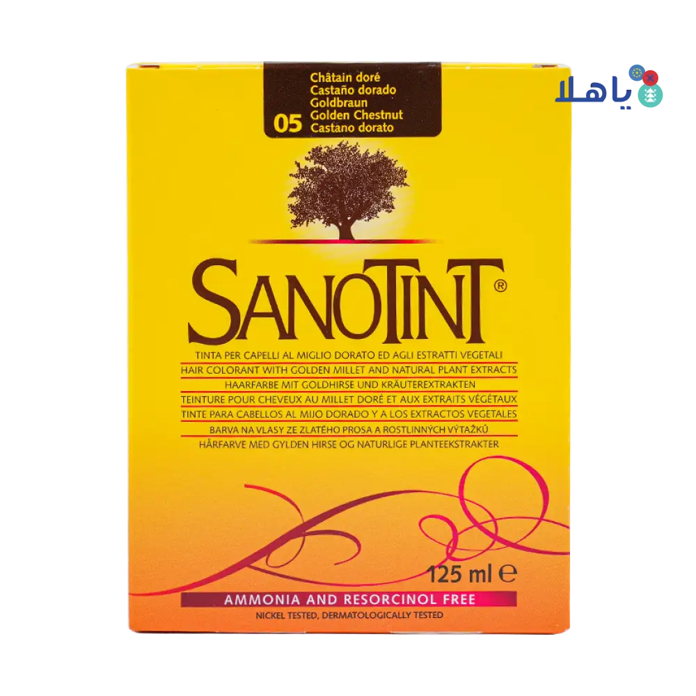 Sanotint Hair Color No.5 - Golden Chestnut 125ml