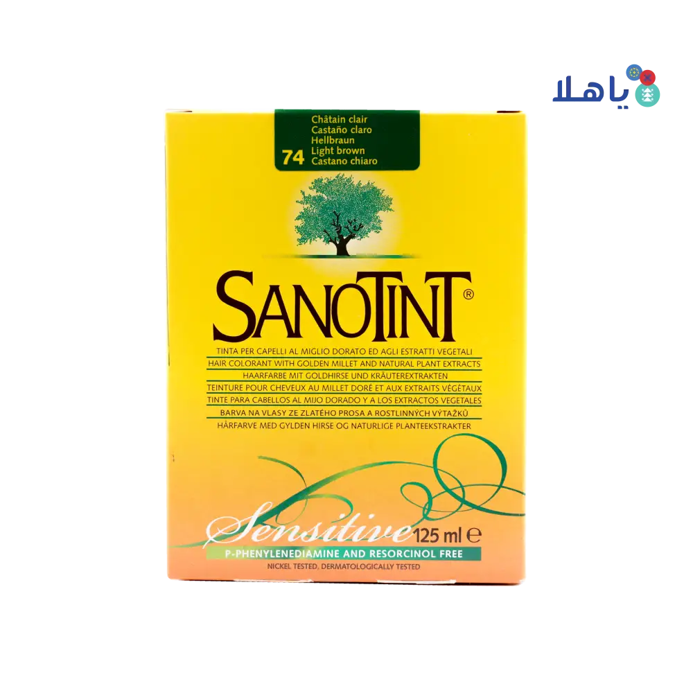 Sanotint Hair Color No.74 – Light Brown 125ml