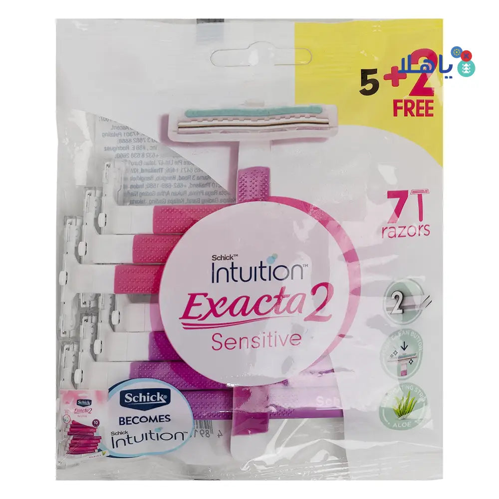 Schick Intuition Exacta 2 Sensitive 5+2 Razors