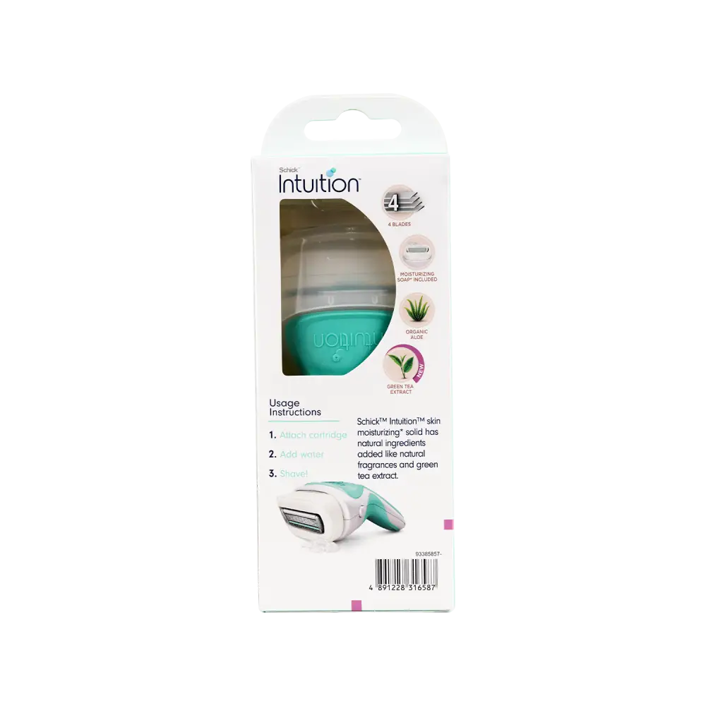 Schick Intuition Women Sensitive care 4 Blades Handle