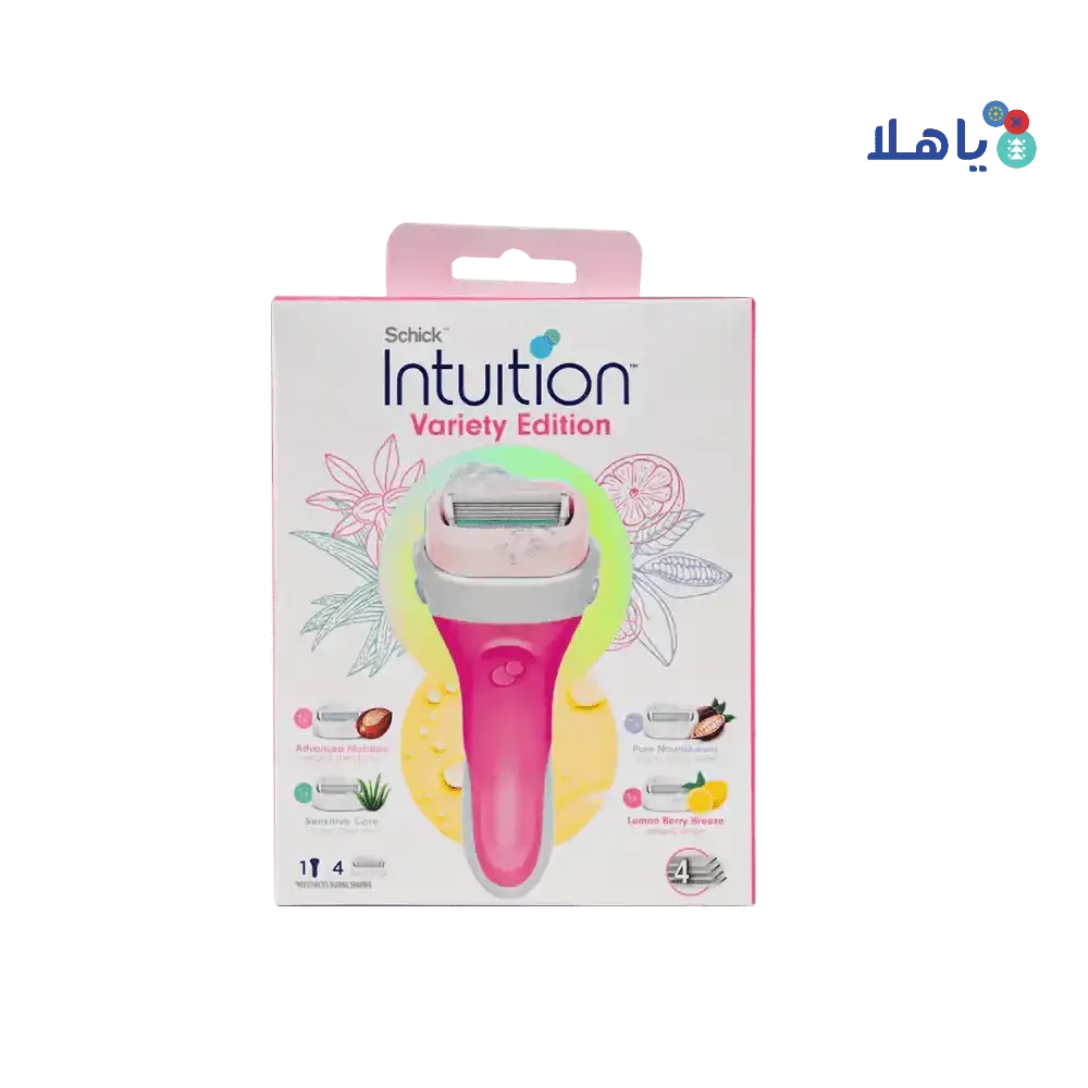 Schick - Schick Intuition Women Variety Edition 4 Blades Handle - Pharmazone - 