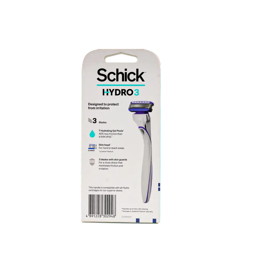 Schick Men Hydro3 3Blades Handle