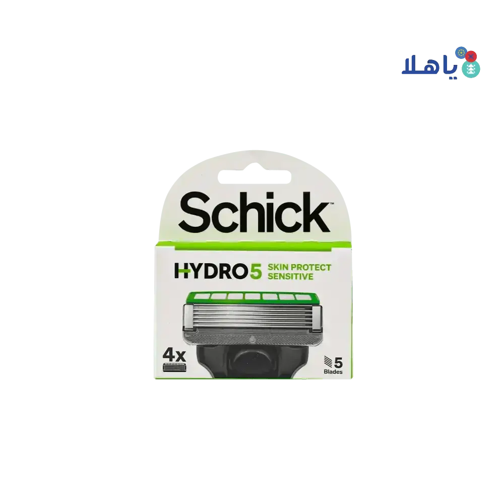 Schick - Schick Men Hydro5 Skin Protect Sensitive 5 Blades 4Pcs - Pharmazone - 