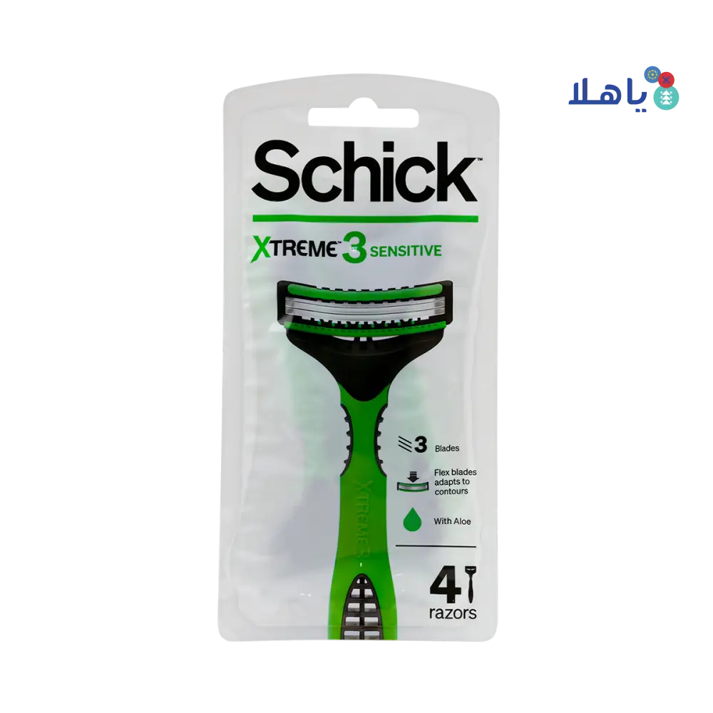 Schick Xtreme 3 Sensitive 3Blades 4Pcs