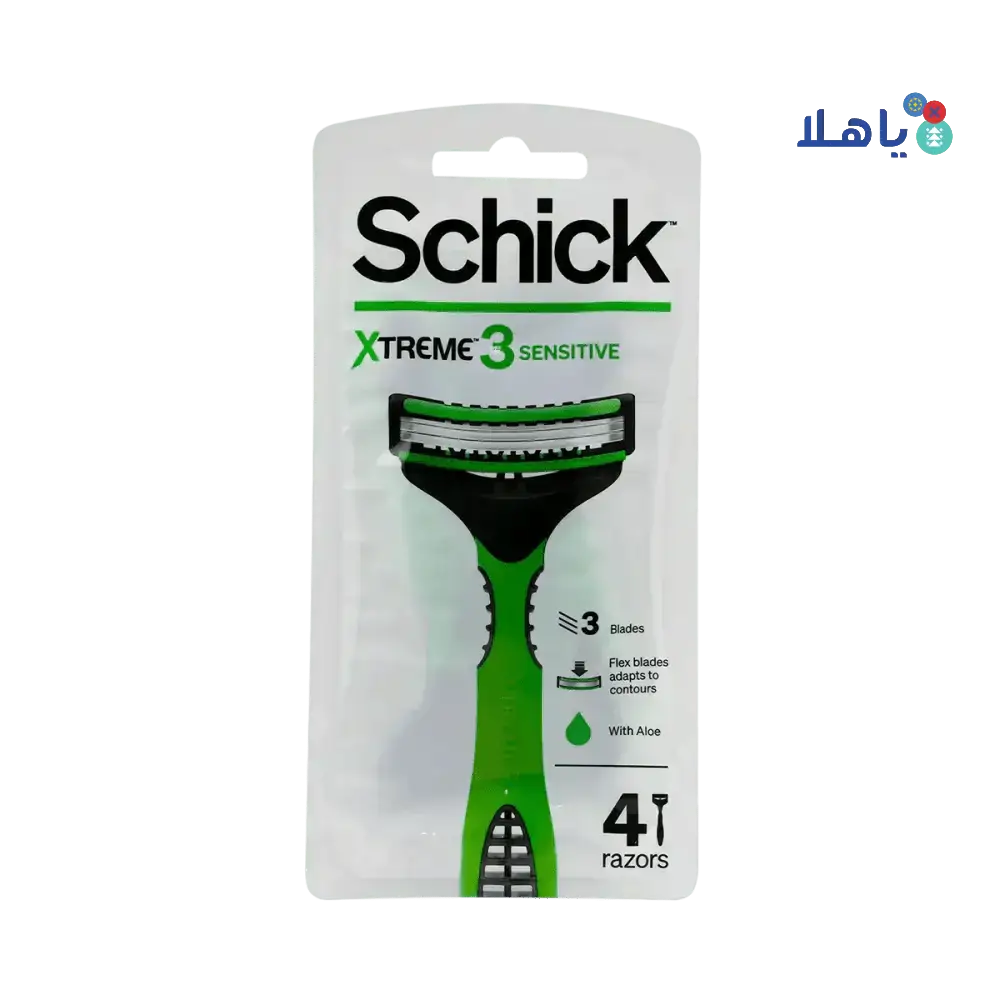 Schick - Schick Xtreme 3 Sensitive 3Blades 4Pcs - Pharmazone - 