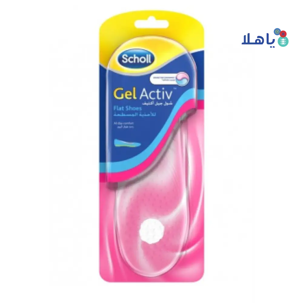 SCHOLL GEL ACTIVE FLAT SHOES