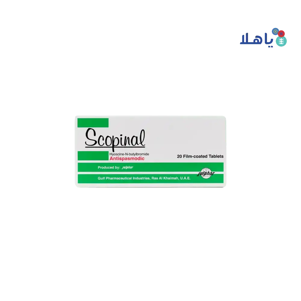 JULPHAR - Scopinal 20Tab - Pharmazone - 