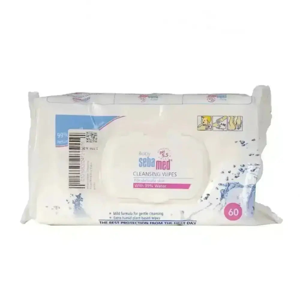 Sebamed - Sebamed Baby Cleansing Wipes With 99% Water 4X60Wipes - Pharmazone - 