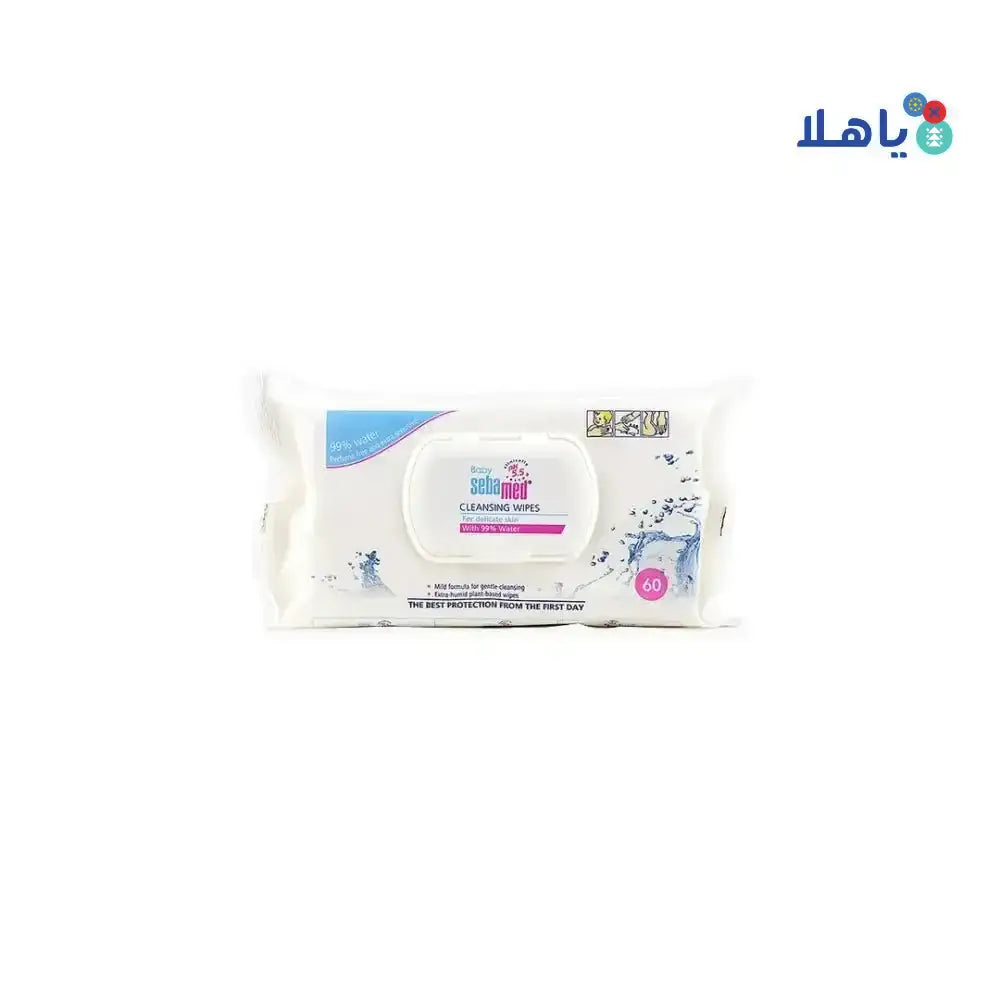 Sebamed - Sebamed Baby Cleansing Wipes With 99% Water 60Pcs - Pharmazone - 