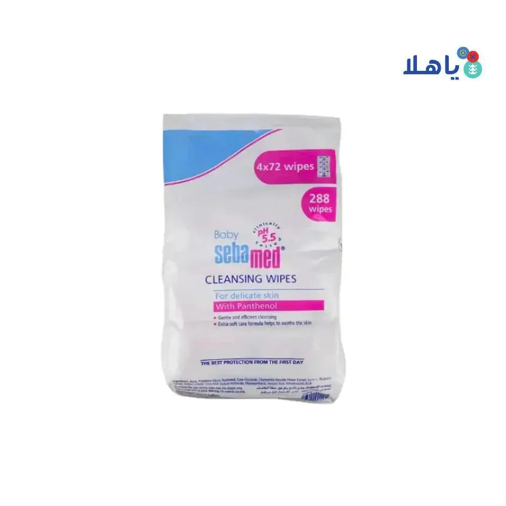 Sebamed - Sebamed Baby Cleansing Wipes With Panthenol 4X72Wipes - Pharmazone - 