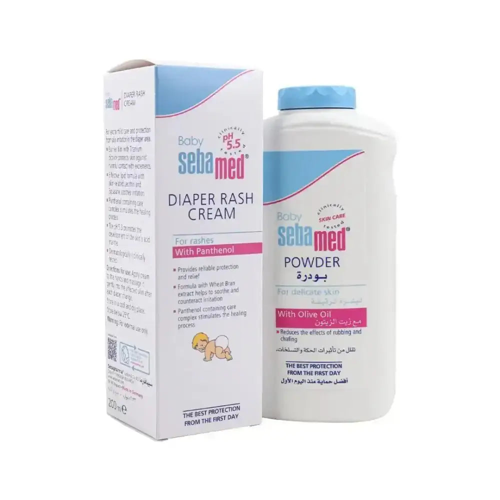 Pharmazone - Sebamed Baby Diaper Cream + Baby Powder Set - Pharmazone - 