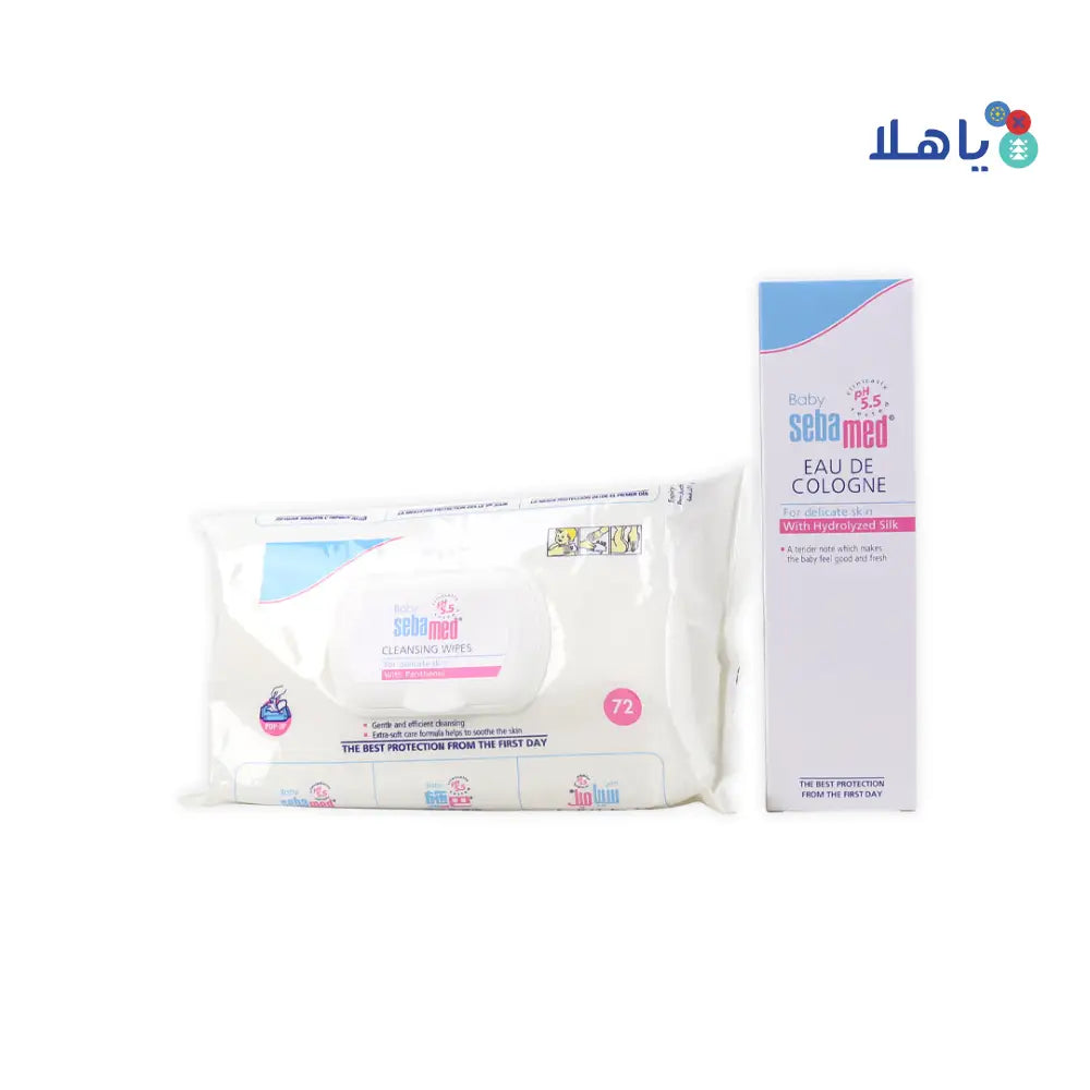 Sebamed Baby Wipes + Eau De Cologne Set