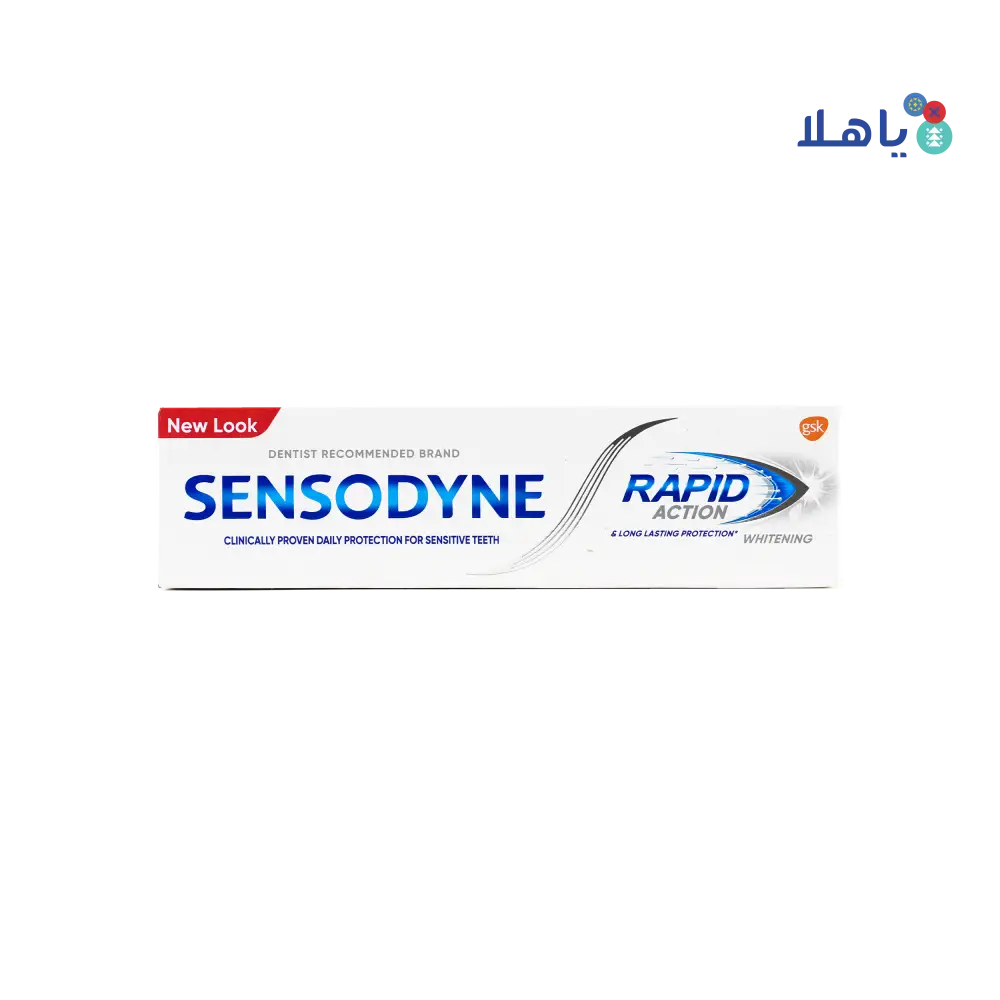 Sensodyne Rapid Action Fast Relief Whitening Toothpaste 75ml