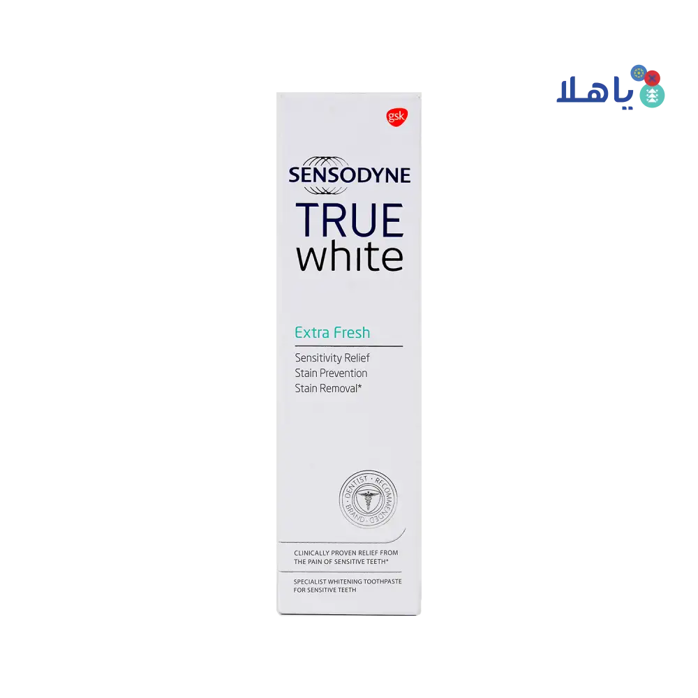 SENSODYNE TRUE WHITE- EXTRA FRESH TOOTHPASTE 75ML