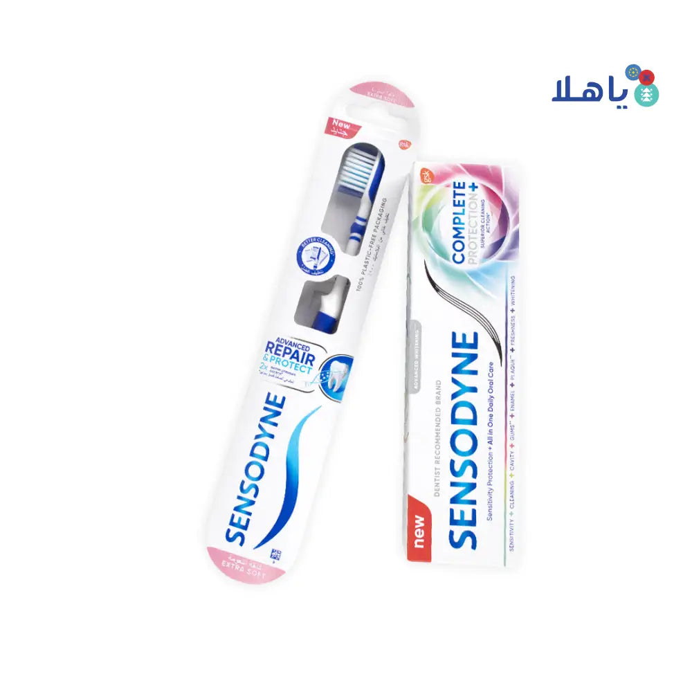 Sensodyne Whitening Toothpaste + Toothbrush Set