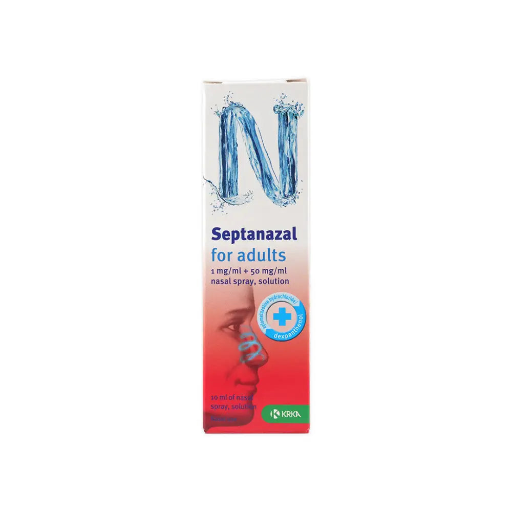 Septanazal For Adults 1mg/Ml+50mg/Ml Nasal Spray 10ml