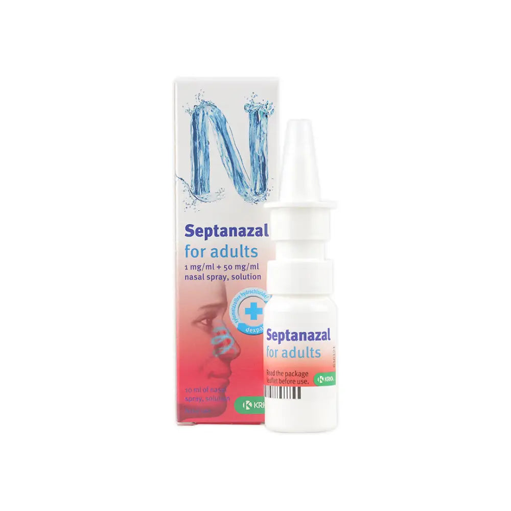 Septanazal For Adults 1mg/Ml+50mg/Ml Nasal Spray 10ml