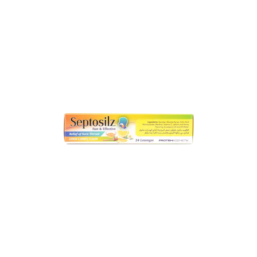 SEPTOSILZ LEMON & HONEY 24 LOZENGES