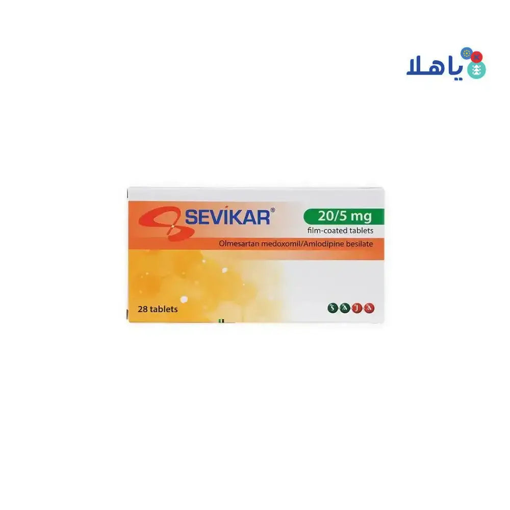 SAJA - SEVIKAR 20/5 MG FC 28 TAB - Pharmazone - 