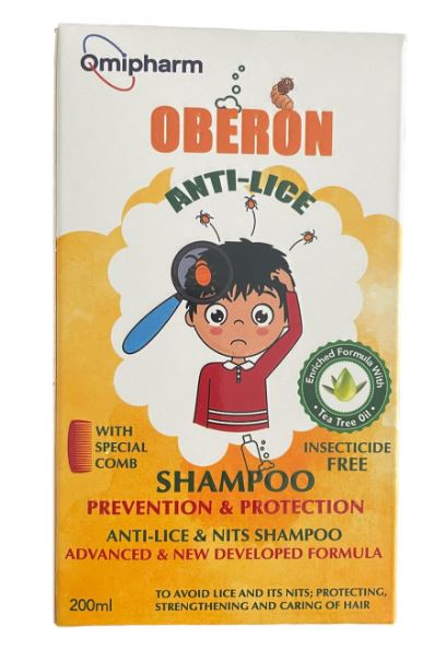 Omipharm Oberon Anti-Lice Shampoo 200ml