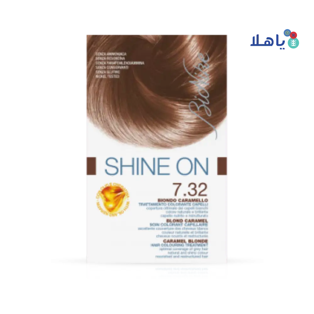 SHINE ON HAIR COLOR CARAMEL BLONDE NO.7.32