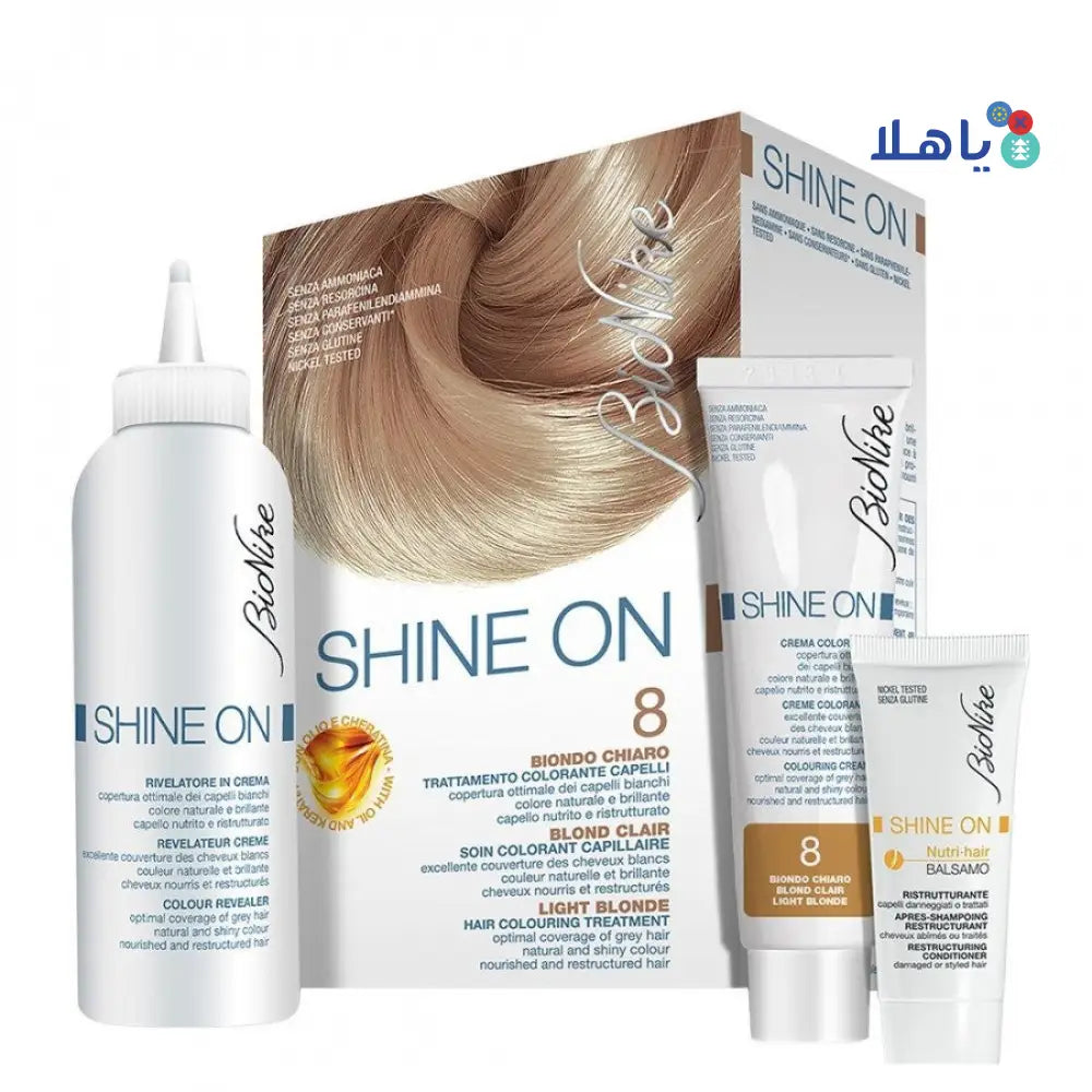 SHINE ON HAIR COLOR LIGHT BLONDE NO.8