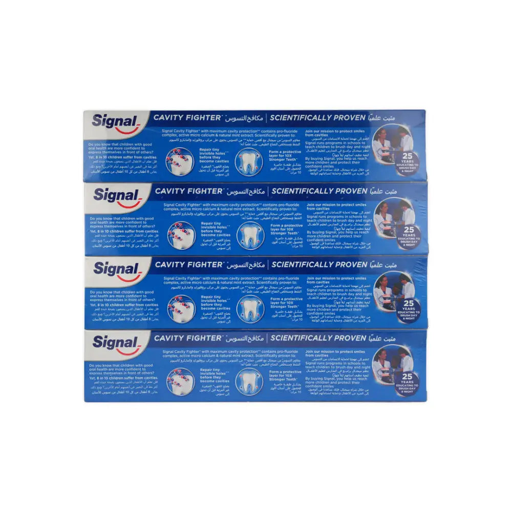 Signal Cavity Fighter Toothpaste 4X120ml-Offer